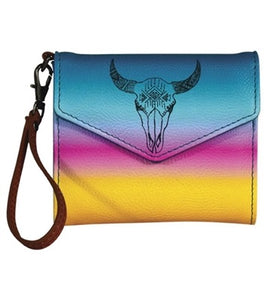 Catchfly Mini Tri-fold Gradient Steerhead Wallet, 2056626W