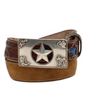 D120001502 1.25 in. 3D Belt Boys with Light Up Blue Stars Buckle for