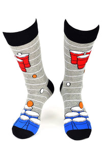 Men's Beer Pong Novelty Socks