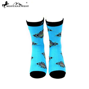 Montana West's Aztec Collection Classic Crew Sock #sk-011