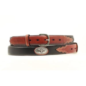 Nocona N4413201-24 Boys Steerhead Concho Belt, Black