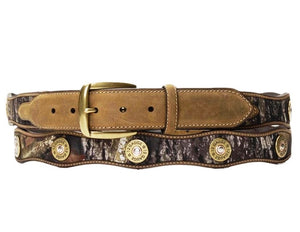 Nocona Western Belt Mens Leather Shotgun Shell Camo N24366222