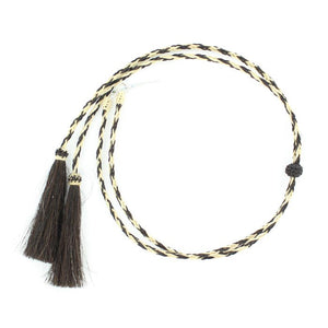 BRAIDED HORSEHAIR STAMPEDE STRING WITH PINS #0296248