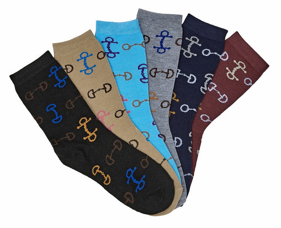 A827 Snaffle Bit, Crew Socks