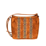 Montana West  Aztec Collection Crossbody Bag - Tan  mw755-8360