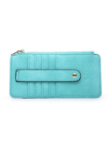 saige card holder- turquoise