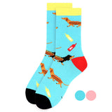 Women's Hotdog Novelty Socks - LNVS19506