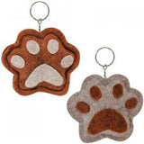 paw print keychains